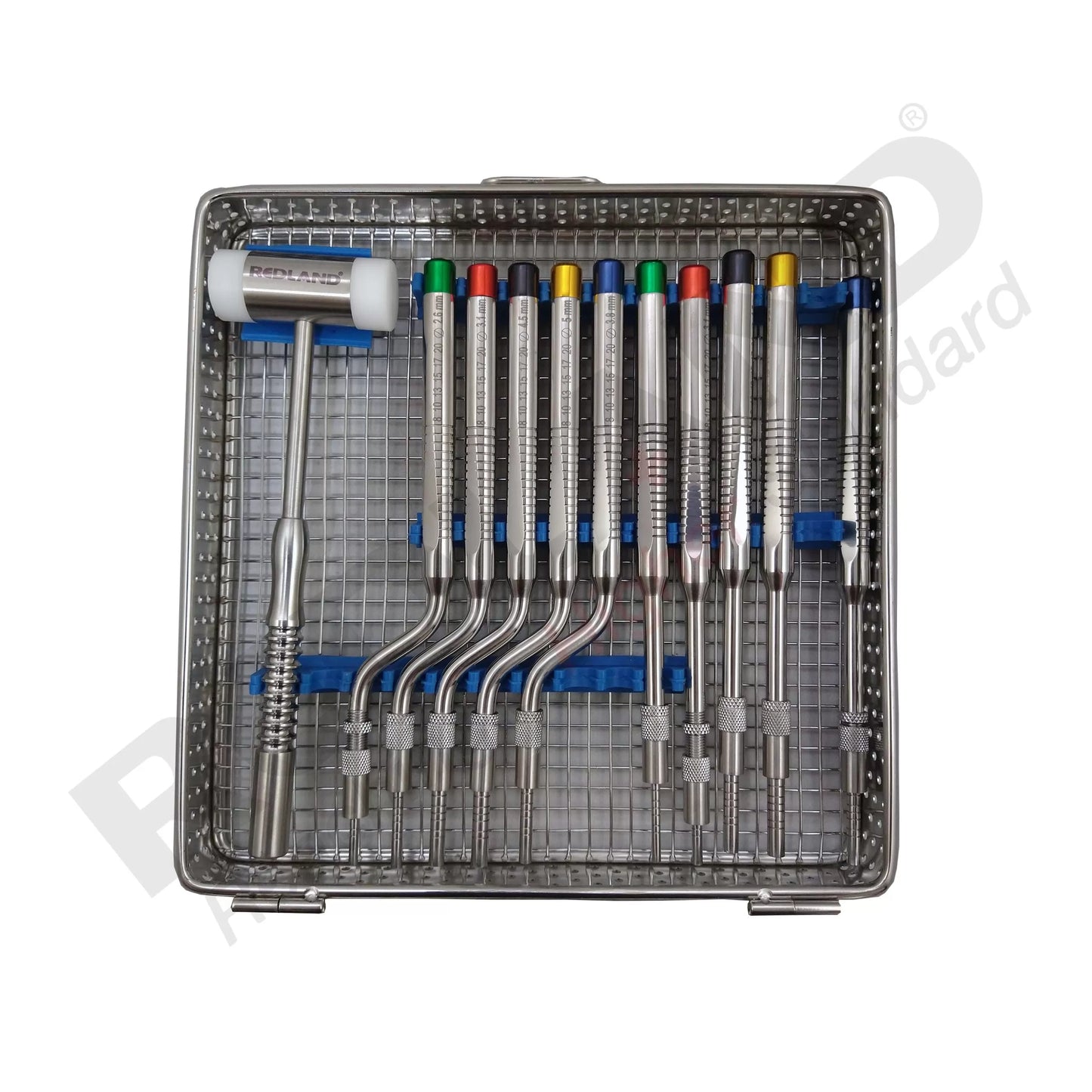 10 Pc Osteotome Kit 1 - 2 w Mark