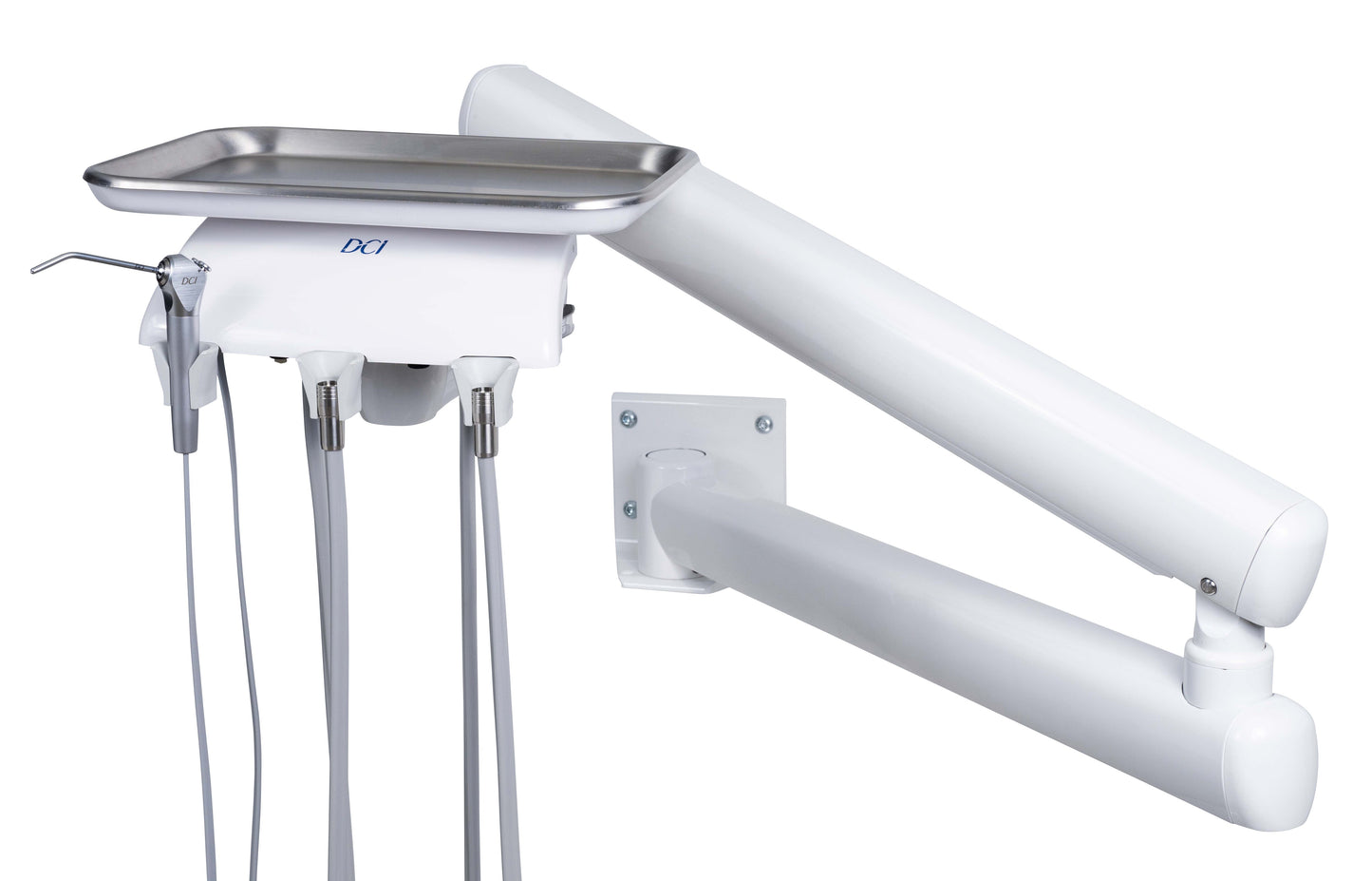 DCI Reliance Arm Mounted Manual Control Unit for 2HP, 1 Wet & 1 Dry w/Gray Flex Arm
