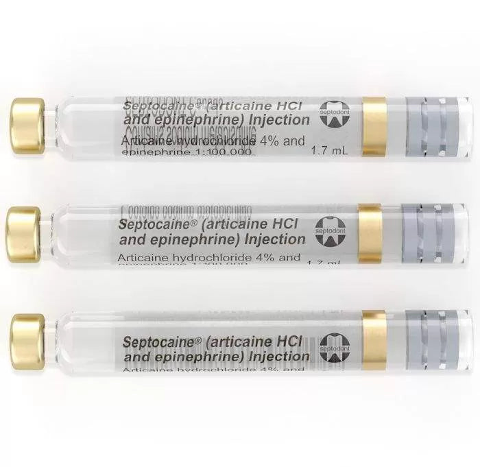 228 septocaine100 cartridges