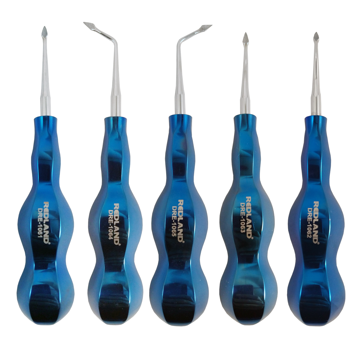 REDLAND ATRAUMATIC DENTAL EXTRACTION ELEVATOR KIT 5PC – DIAMOND COAT