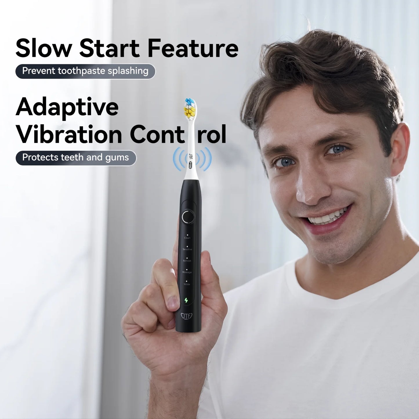 JTF SONIC ELECTRIC TOOTHBRUSH (P100)