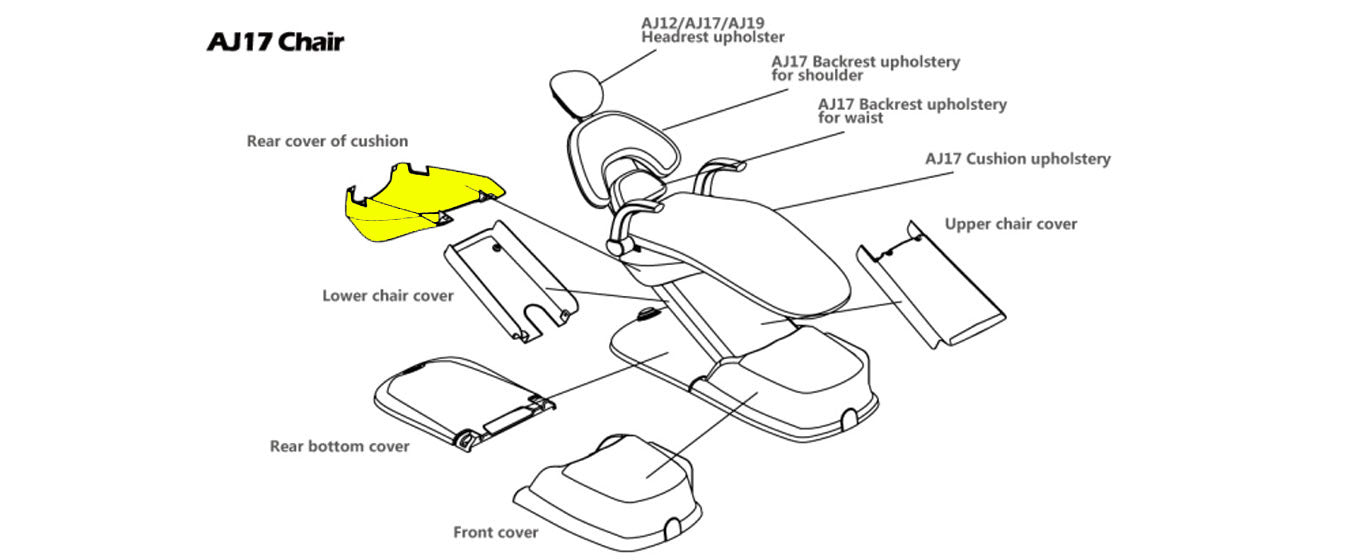ADS AJ17 Rear Cover of Cushion