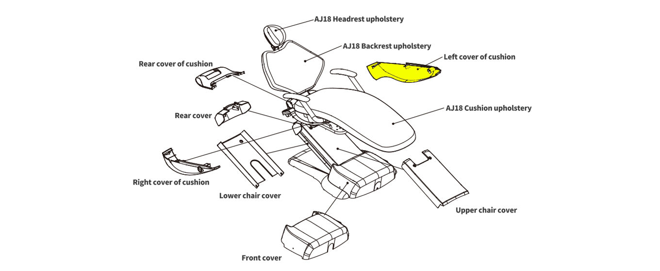 AJ18-Left Cover of Cushion
