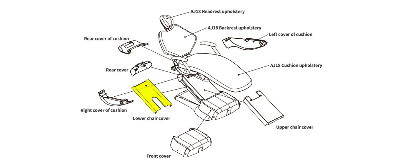 ADS AJ18-Lower Chair Cover