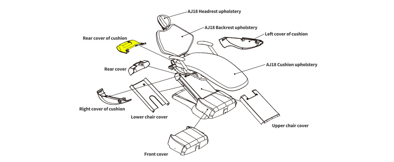ADS AJ18-Rear Cover of Cushion