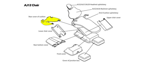 ADS AJ12 Rear Cover of Cushion