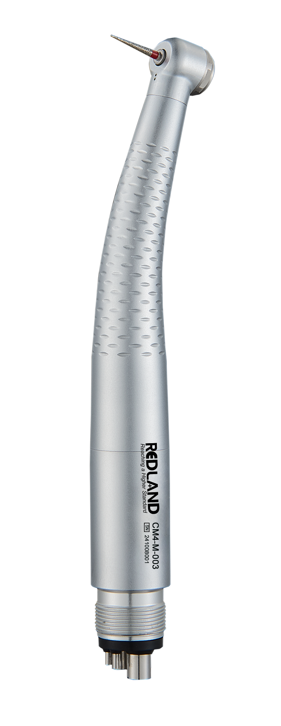 REDLAND Ruby Series Basic 4-Hole High Speed Push-Button Handpiece (Non LED)