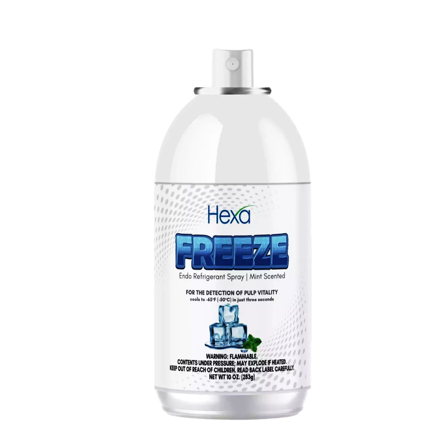 Hexa Freeze Endo Refrigerant Spray Mint Scent 10 Oz. Bottle
