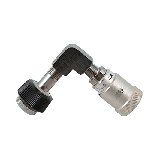 Accutron N2 Hand-Tight 90° x Schrader® Female Q/C