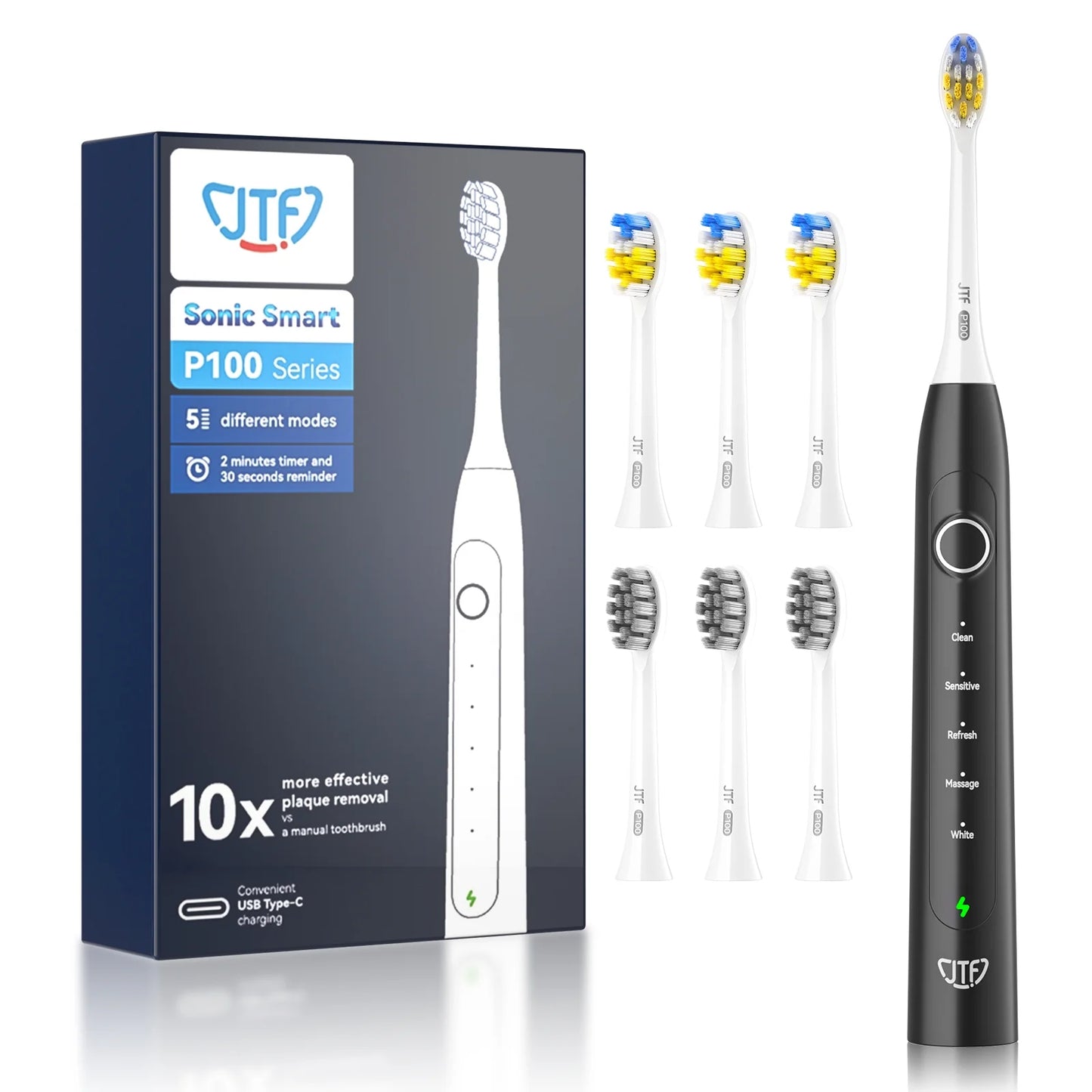 JTF SONIC ELECTRIC TOOTHBRUSH (P100)