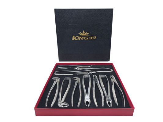 King99 Extraction Forceps Set (10 Pc)