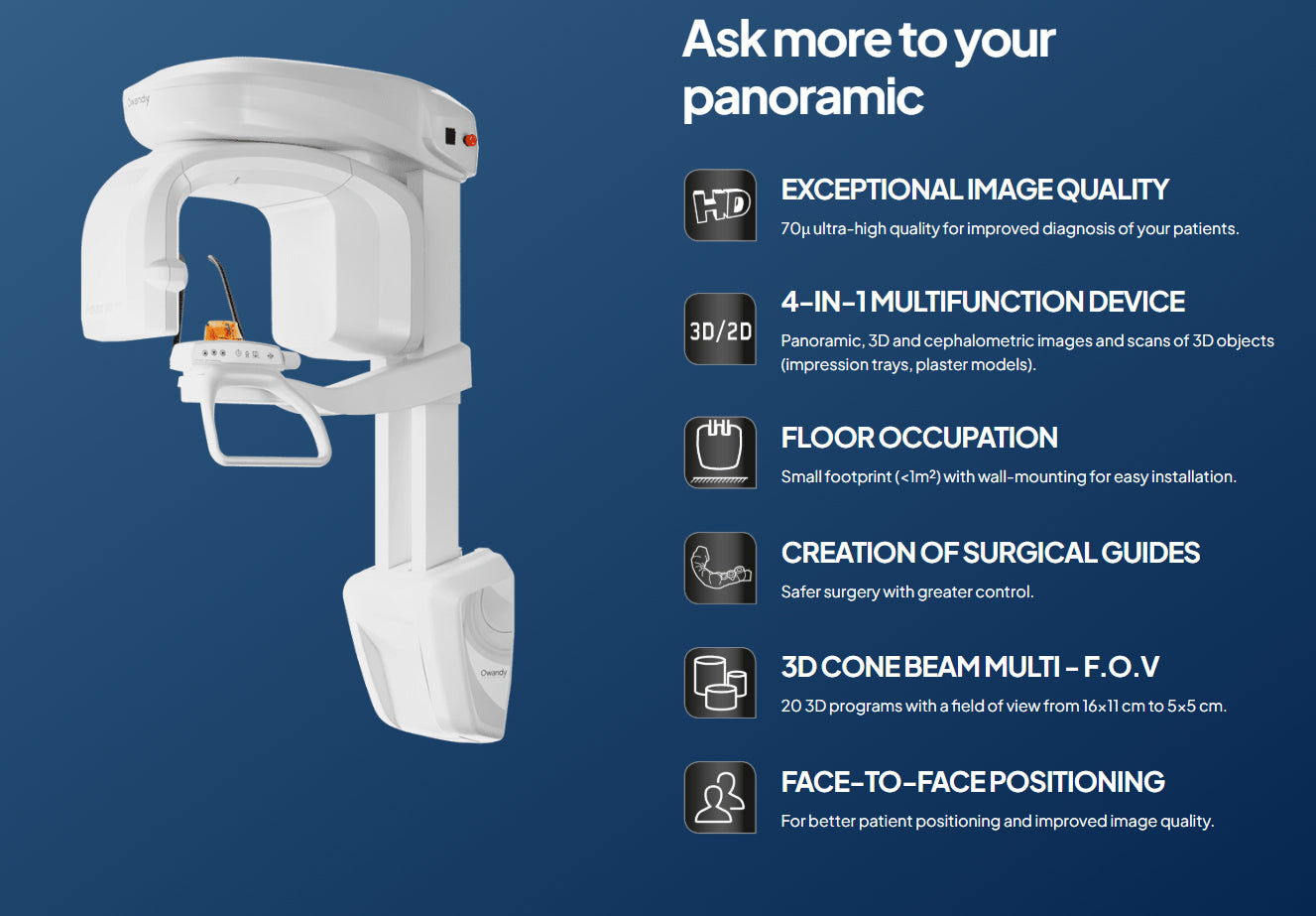 Owandy I-Max 3D XPRO EXTRAORAL X-RAY MACHINE