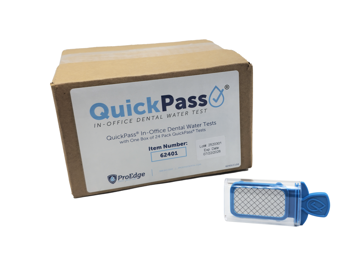 ProEdge QuickPass In-Office Dental Water Test