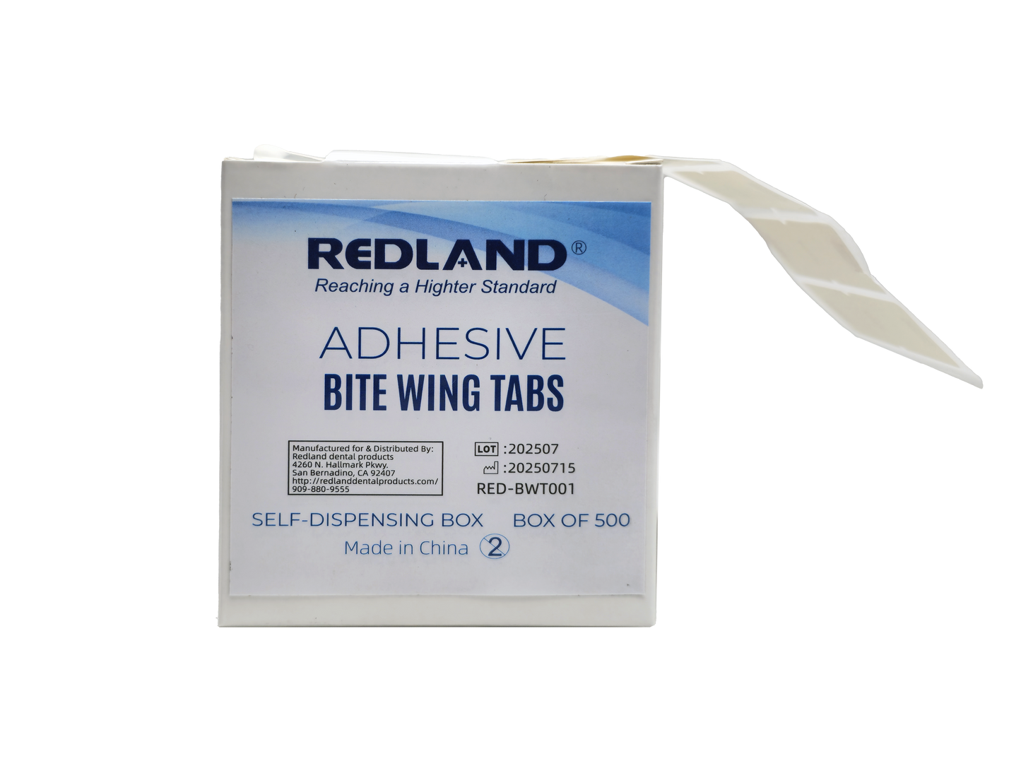 REDLAND Bite Wing Tabs (dental Imaging) 2x Box of 500