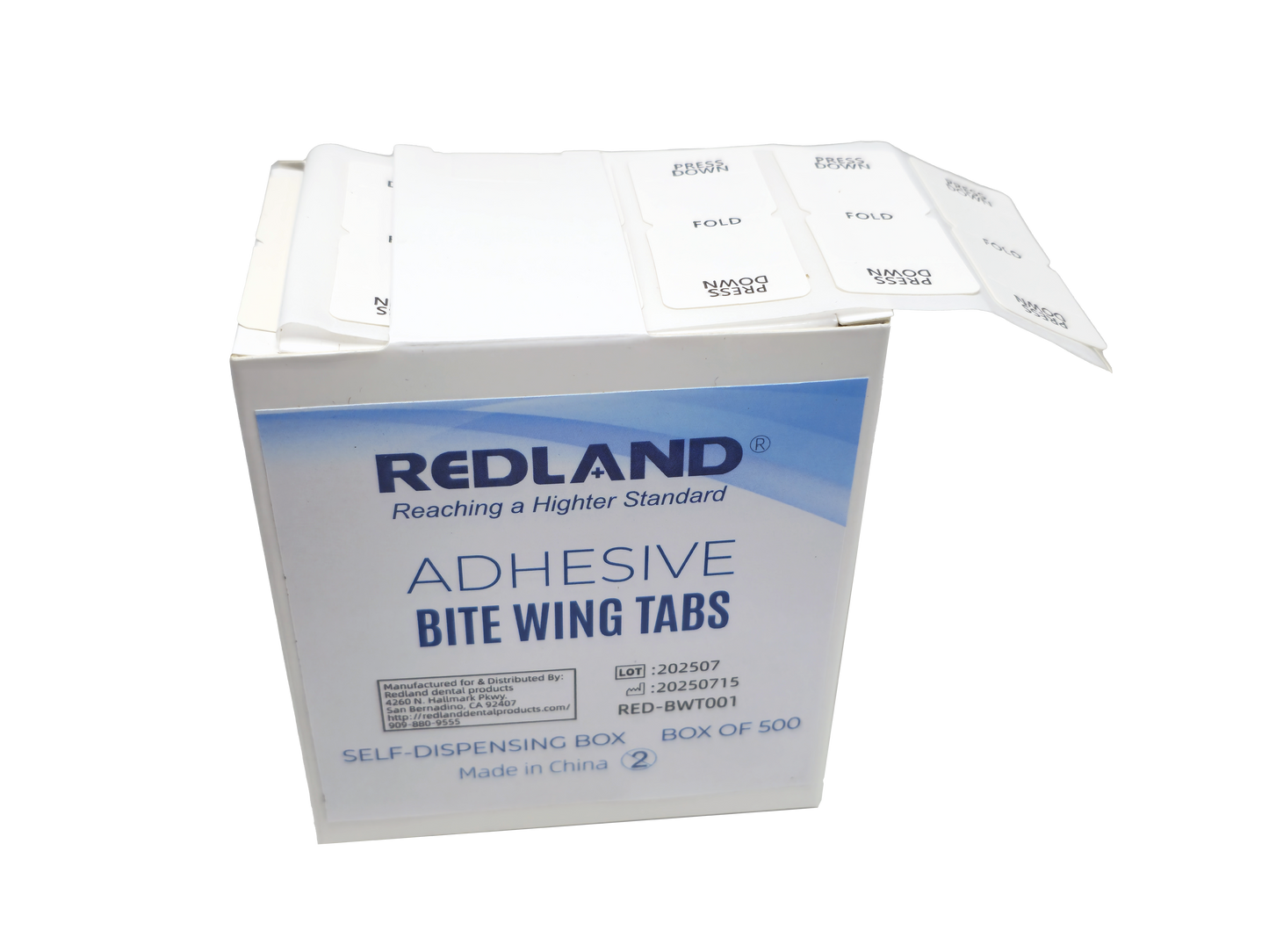 REDLAND Bite Wing Tabs (dental Imaging) 2x Box of 500