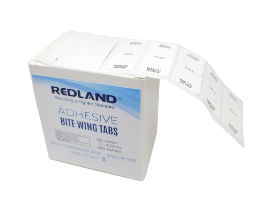REDLAND Bite Wing Tabs (dental Imaging) Box of 500