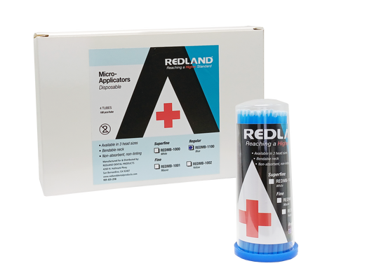REDLAND Disposable Micro-Brush Applicators Bendable Reg/F/SF
