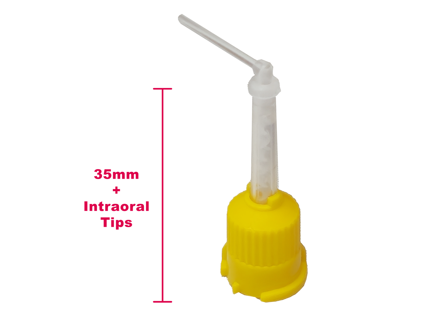 REDLAND Dental Yellow Short Mixing Tips for RelyX cement 1:1 50/pk 3M Type