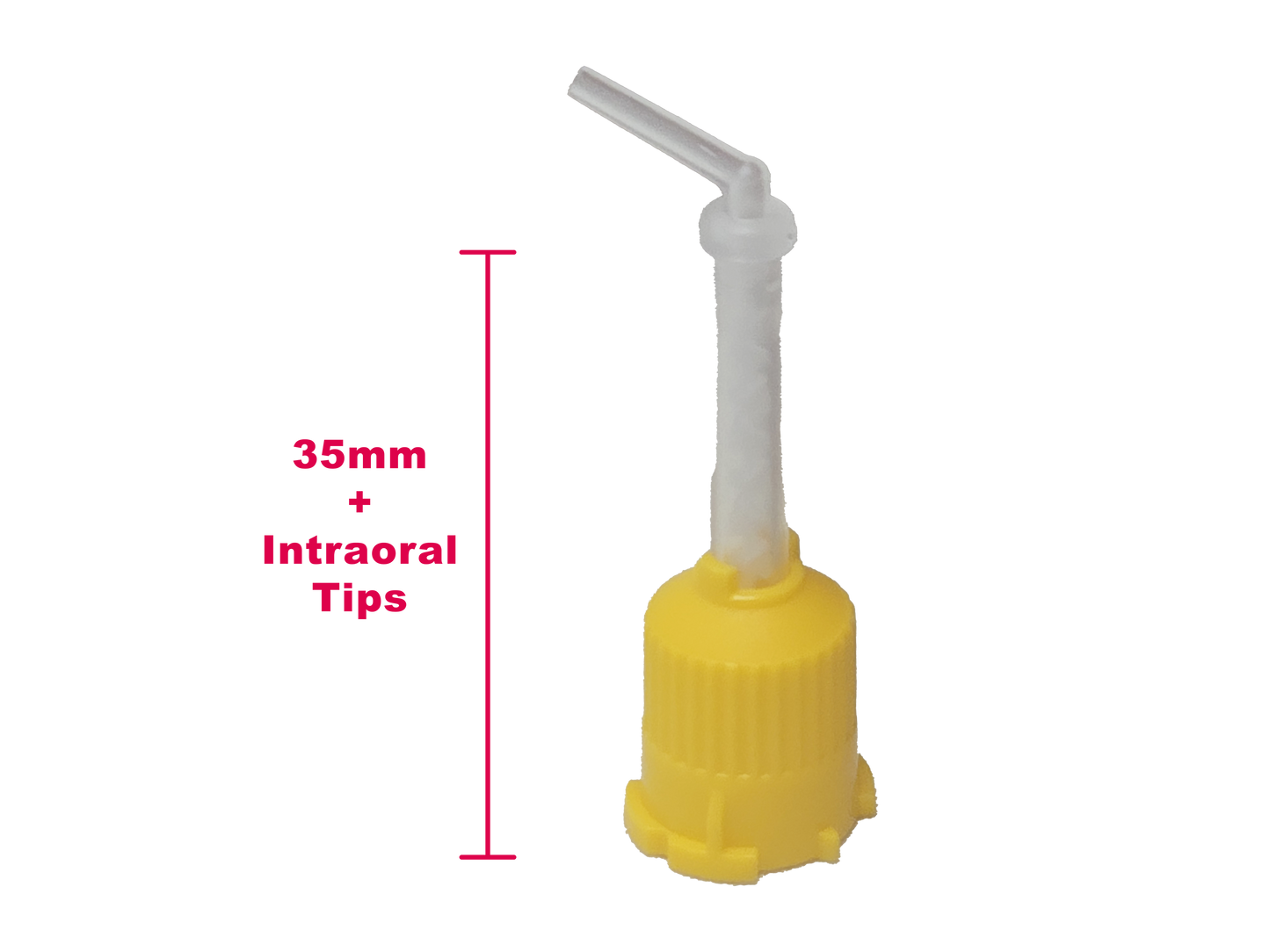 REDLAND Dental Yellow Short Mixing Tips for RelyX cement 1:1 50/pk 3M Type