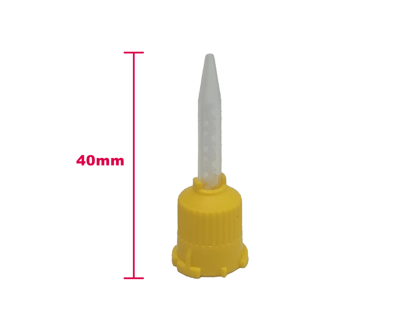 REDLAND Dental Yellow Short Mixing Tips for RelyX cement 1:1 50/pk 3M Type