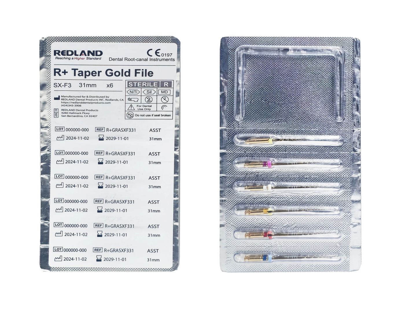 REDLAND R+ TAPER GOLD Rotary Files