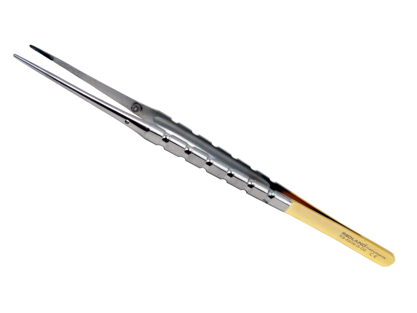 Redland Micro Dissecting Tweezer-Tissue Forceps Goldline TC 18cm RS-5209-G-D2