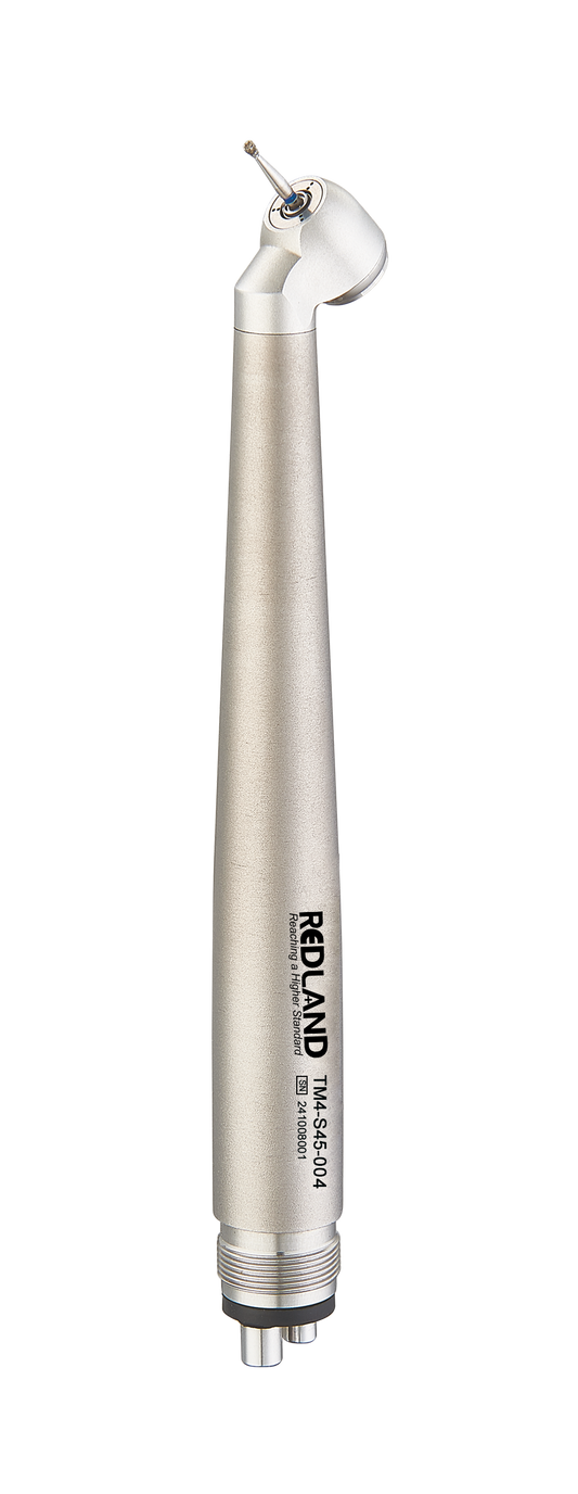 REDLAND Ruby Series Titanium (Lightweight) Basic 4-Hole High Speed Push-Button Handpiece