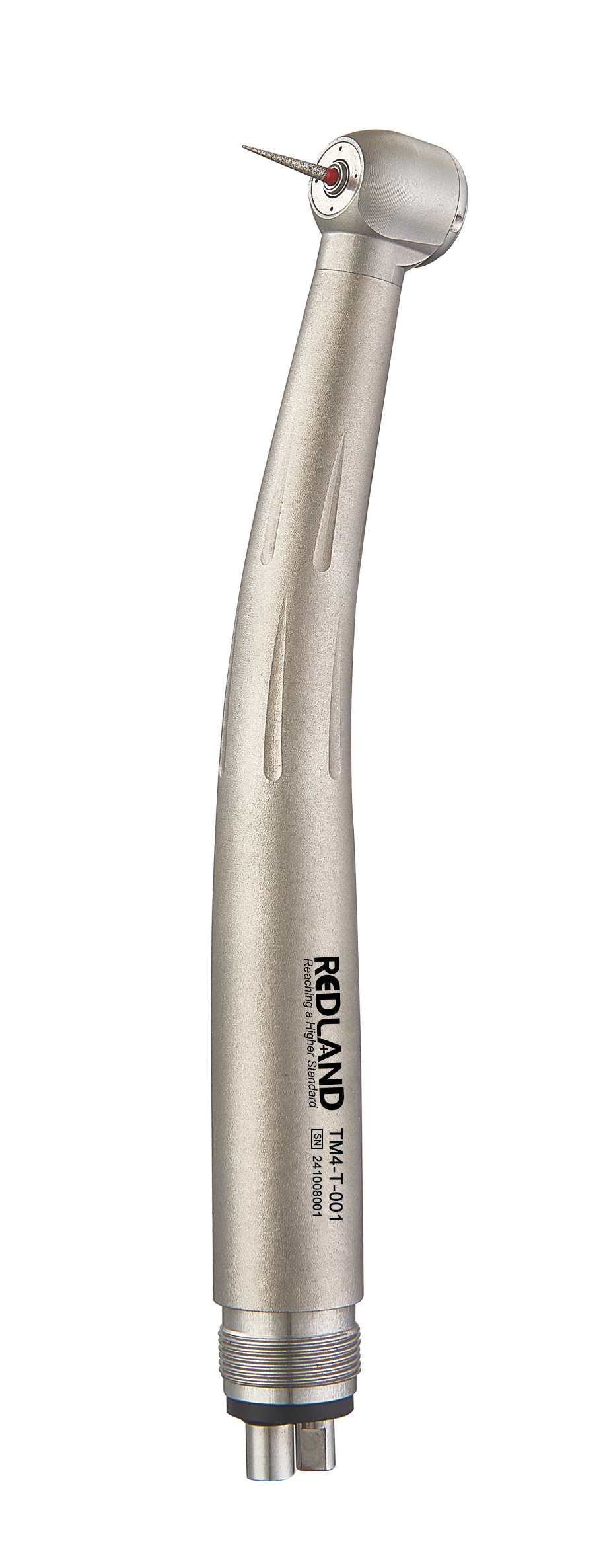 REDLAND Ruby Series Titanium (Lightweight) Basic 4-Hole High Speed Push-Button Handpiece