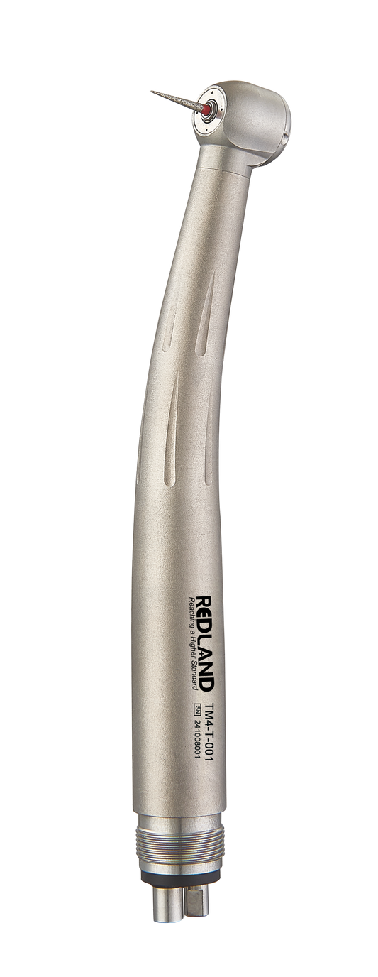 REDLAND Ruby Series Titanium (Lightweight) Basic 4-Hole High Speed Push-Button Handpiece