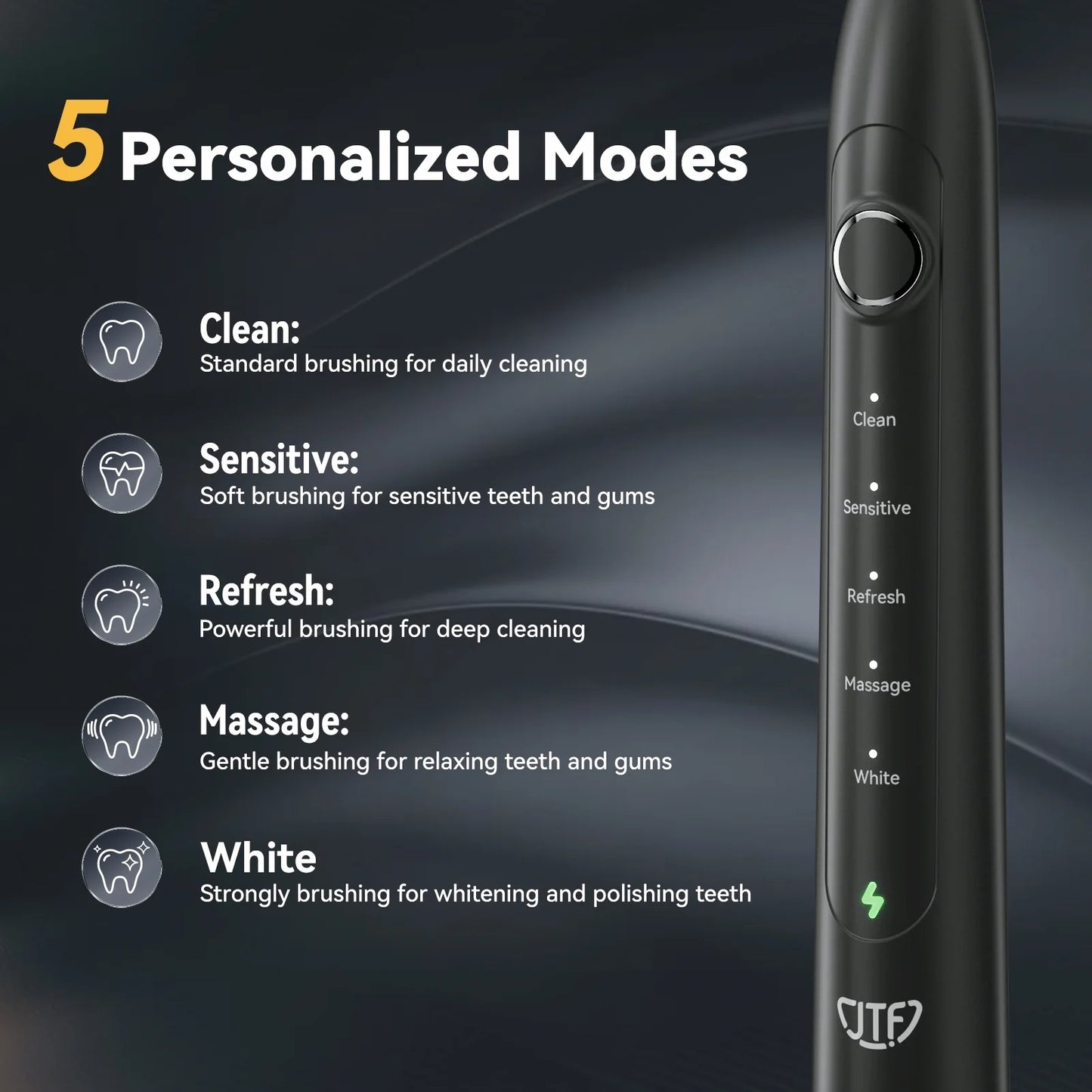 JTF SONIC ELECTRIC TOOTHBRUSH (P100)