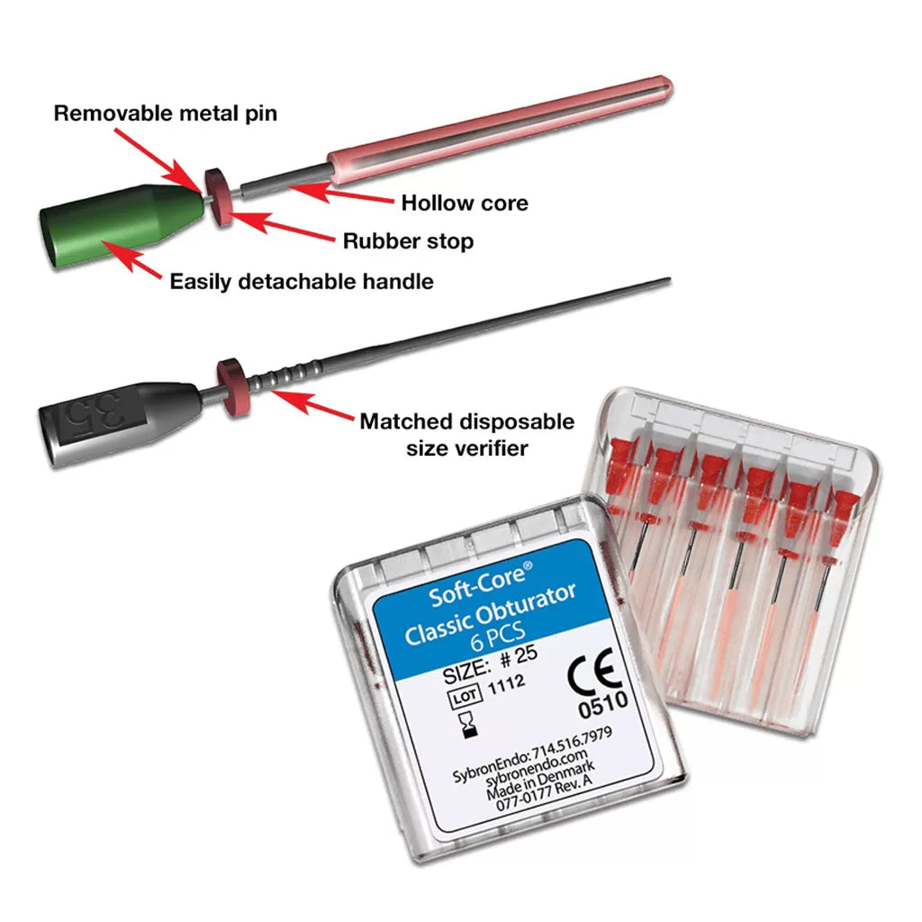 Soft-Core® Classic Obturator - Refills Size 35, 6/pk Kerr Endodontics Soft-Core® Classic Obturator - Refills Size 35, 6/pk Kerr Endodontics