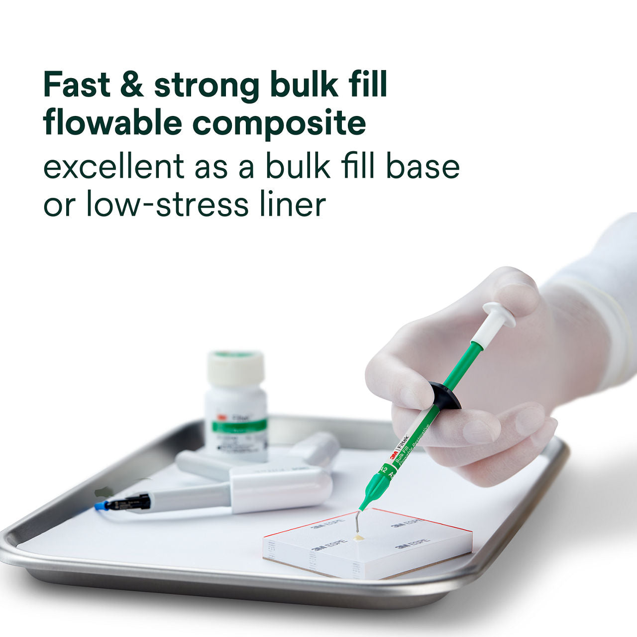 3M ESPE Filtek Bulk Fill Flowable Restorative Refill 2x 2gm Syringe+20 Tips