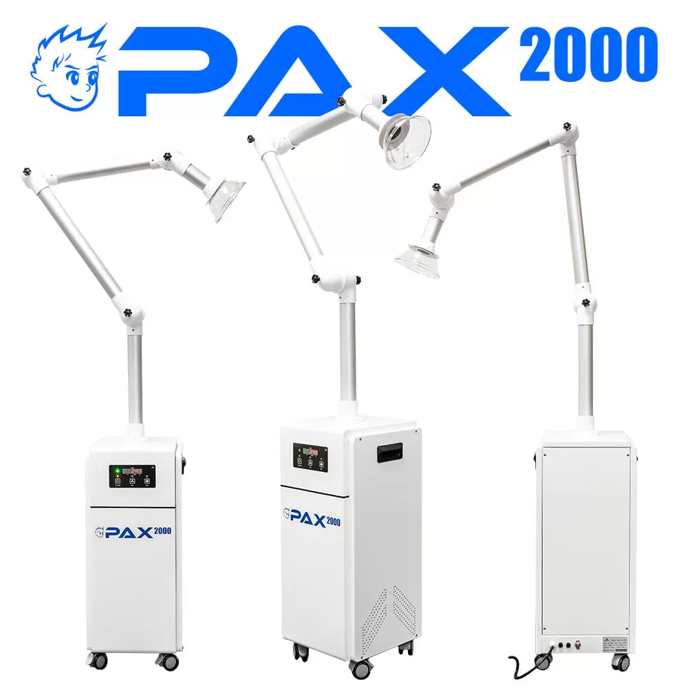 thumbnail image 2 of IRIS Suction Hoods For AX-J3 Dental Lab Polishing Lathe – 2pcs, Dual Head, CE & ISO, Made In China 2 of 4