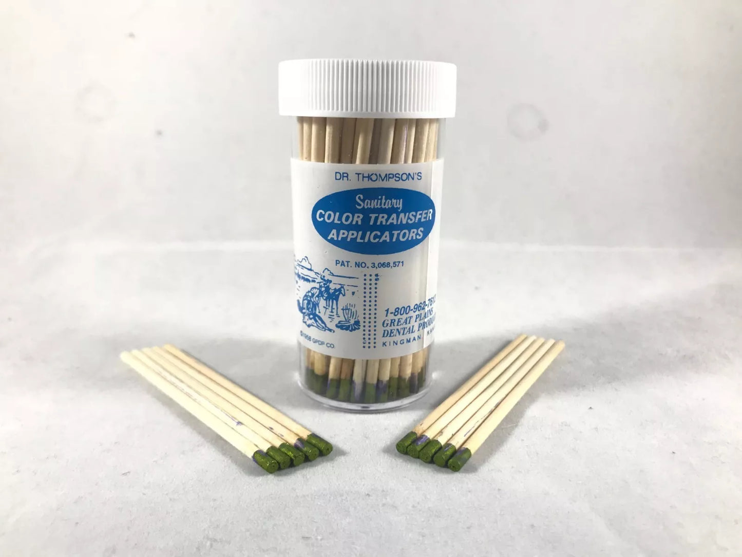 Great Plains Dental Products Dr. Thompson's Color Transfer Applicators 150/pk