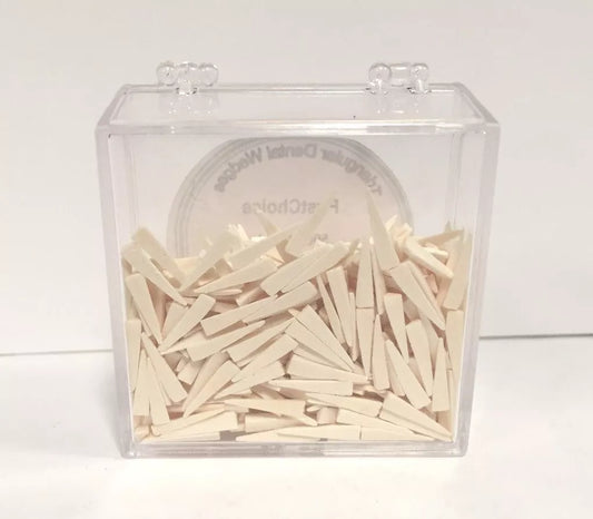 First Choice Triangular Wood Dental Wedges Small 500 Pack