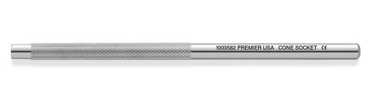 Premier Dental Cone Socket Round Mirror Handle