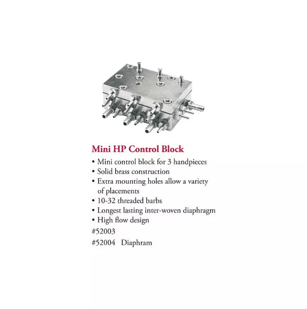 TPC Dental unit Handpices Control Block DCI BELMONT ENGLE -