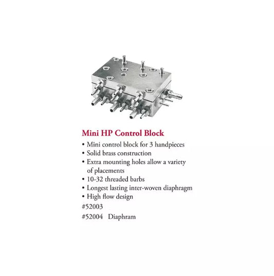 TPC Dental unit Handpices Control Block DCI BELMONT ENGLE -