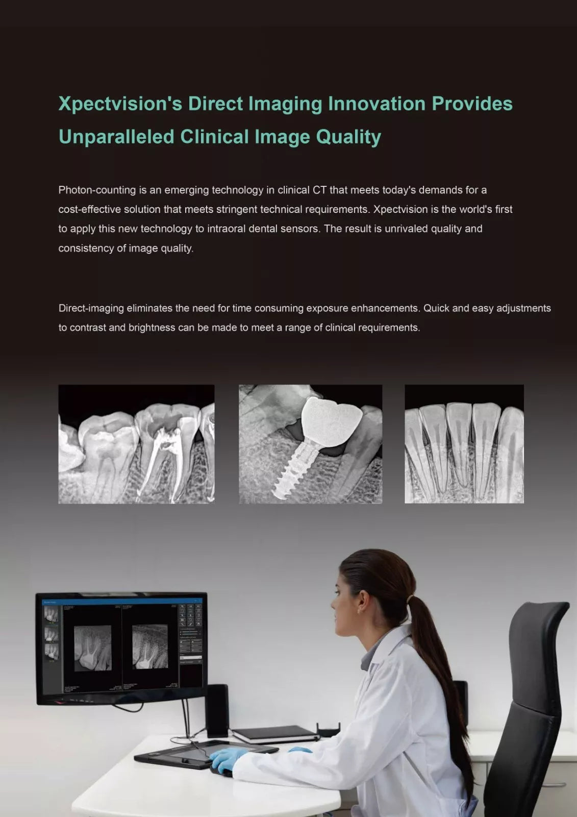 Xpect vision Dental Digital Intraoral Sensor Adult & Pedo Bundle Pkg