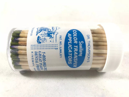 Great Plains Dental Products Dr. Thompson's Color Transfer Applicators 150/pk