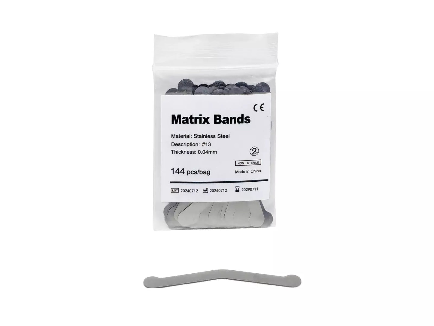 REDLAND STAINLESS STEEL MATRIX BANDS 144/PACK