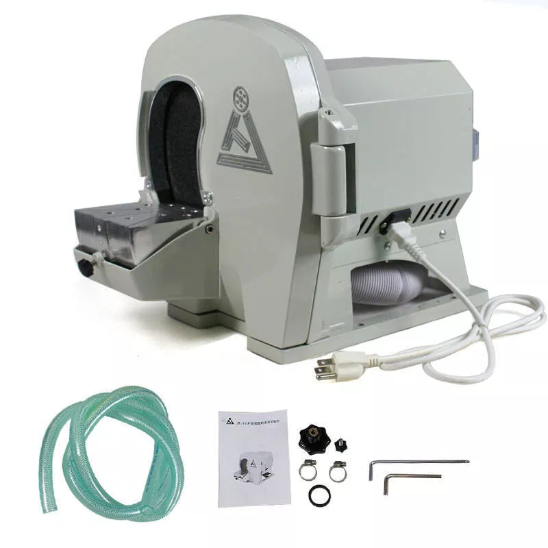 10" Dental Wet Model Trimmer Plaster Abrasive Grinder Trimming Equipment Gypsum