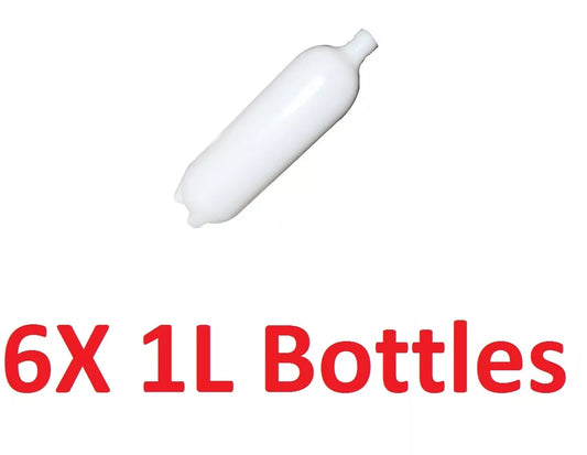 6X 1L Self Contained Dental High Pressure Water Bottle System DCI Type New (Pack of 2)