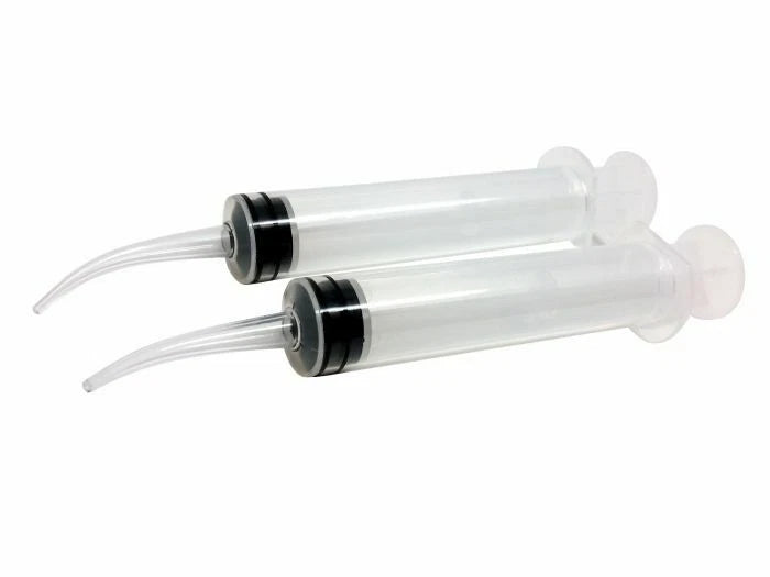 Monoject Style 412 Curved Tip Utility Irrigation Syringes 12ml (12cc)