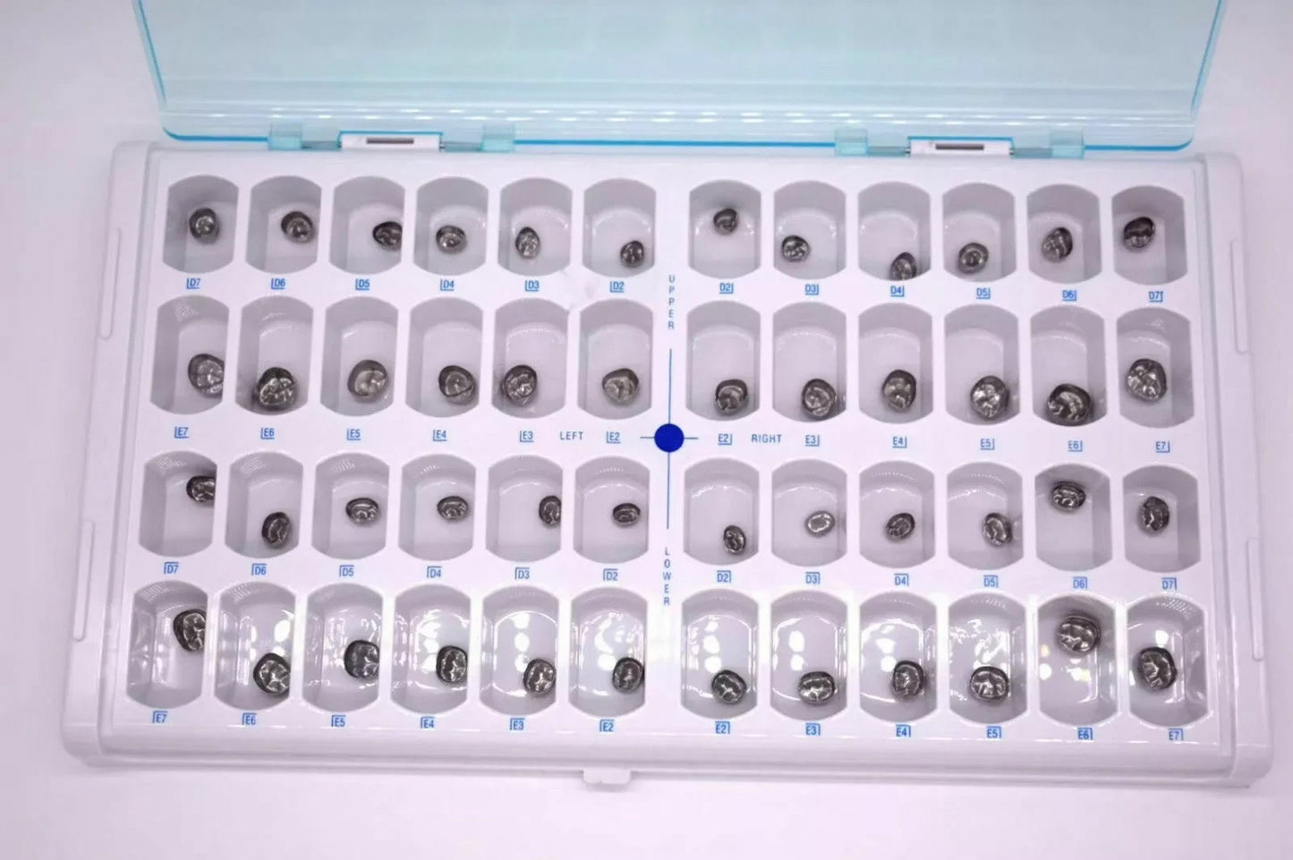 REDLAND Ni-Chro STAINLESS STEEL Primary Molar KIDS CROWN KIT/REFIL All sizes 5/pk