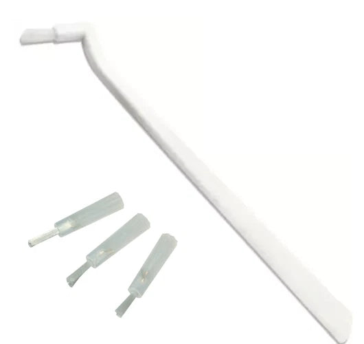Dental Composite Brushes & Handles (1 Handles & 100 Brush Tips) for 3M Transbond