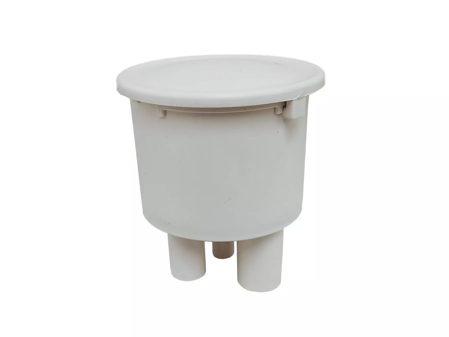 Type A Vacuum Canister Bottom Port Beige 2-1/8" 1Pcs/Bag DCI Type (Pack of 5)