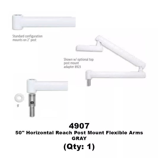 Post Mount Flexible Arms Dental Accessories