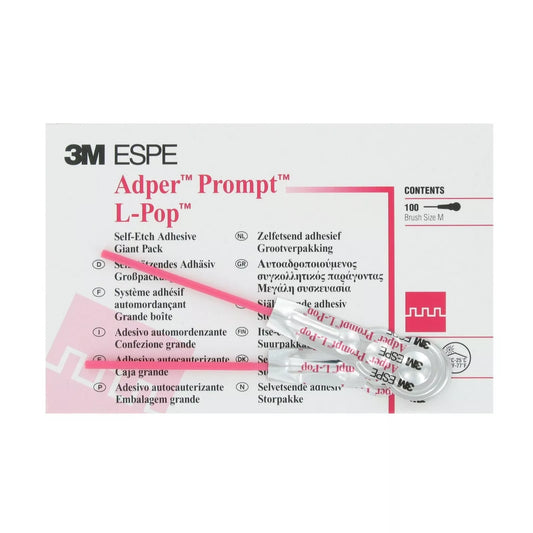 3M™ Adper™ Prompt™ L-Pop™ One-step Self-Etch Adhesive Refill 10-100 applicators