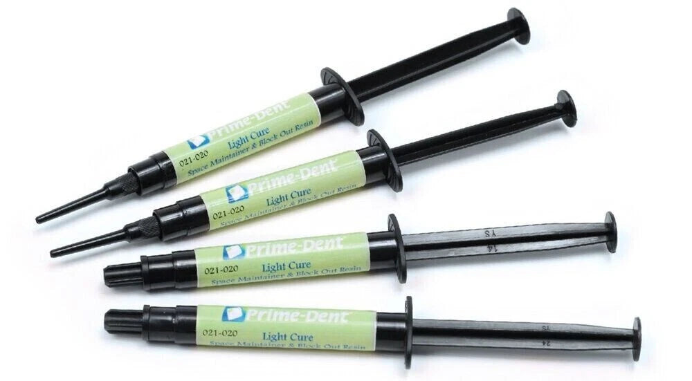 Prime Dental Block Out Resin Material 4x3.5gm Syringe Kit